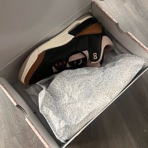 Jordan Black and Brown Athletic Shoes
